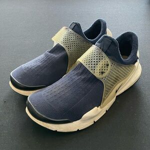Nike Sock Dart Men's Shoes Midnight Navy/Medium Grey/White/Black size 12